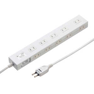 サンワサプライ 雷ガードタップ 2m ホワイト TAP-SP2110N-2W サンワサプライ 雷ガードタップ 2m ホワイト TAP-SP2110N-2W