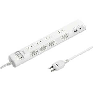 サンワサプライ 節電タップ TAP-B107UC-1W サンワサプライ 節電タップ TAP-B107UC-1W