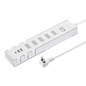 サンワサプライ USB充電機能付きタップ スタンド付き TAP-B47UC-15W サンワサプライ USB充電機能付きタップ スタンド付き TAP-B47UC-15W