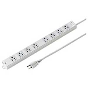 サンワサプライ 工事物件雷ガードタップ (3P・8個口・3m) TAP-K8NSP-3 サンワサプライ 工事物件雷ガードタップ (3P・8個口・3m) TAP-K8NSP-3