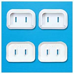 サンワサプライ プラグ安全カバー(2P用・4個入) TAP-PSC2N サンワサプライ プラグ安全カバー(2P用・4個入) TAP-PSC2N