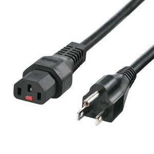 サンワサプライ 抜け防止ロック電源コード(5m) APW12-515C13LK05 サンワサプライ 抜け防止ロック電源コード(5m) APW12-515C13LK05