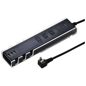 サンワサプライ 【アウトレット】USBポート付き便利タップ(2P・3個口・USB3ポート) TAP-B45BK サンワサプライ 【アウトレット】USBポート付き便利タップ(2P・3個口・USB3ポート) TAP-B45BK