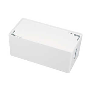 サンワサプライ ケーブル & タップ収納ボックス CB-BOXP2WN2 サンワサプライ ケーブル & タップ収納ボックス CB-BOXP2WN2