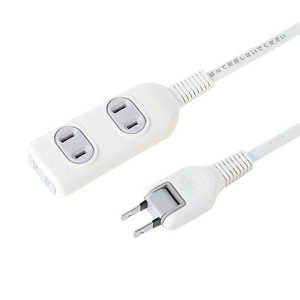 サンワサプライ 電源タップ (2ピン式・3個口・1m) TAP-3W1N サンワサプライ 電源タップ (2ピン式・3個口・1m) TAP-3W1N