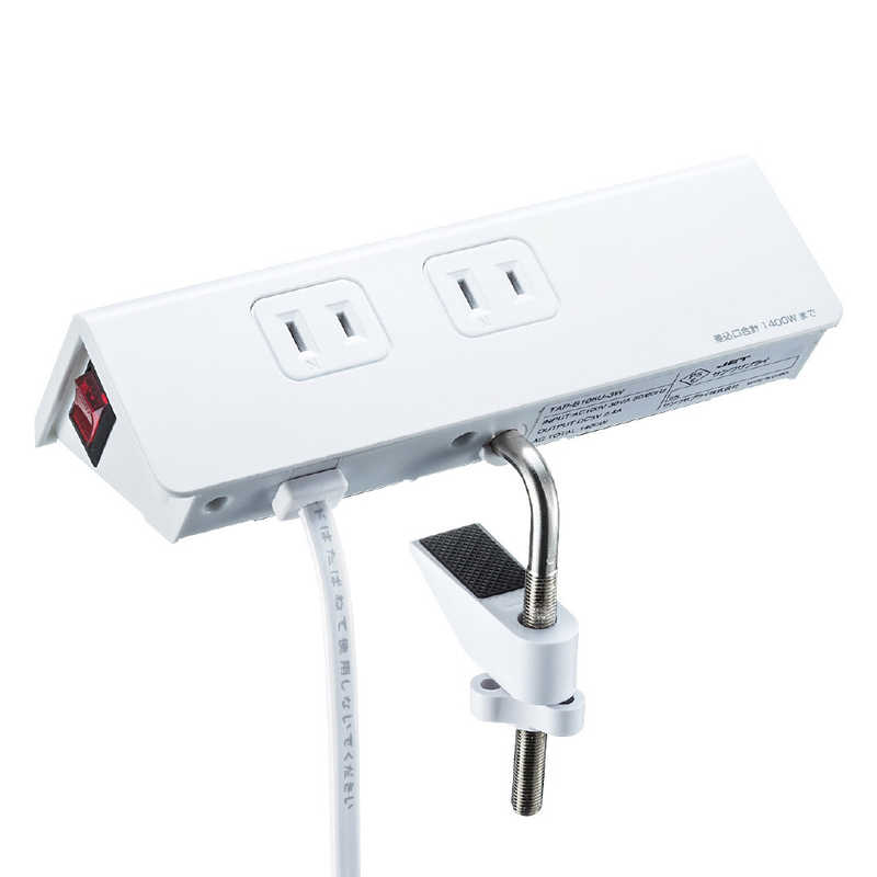 サンワサプライ サンワサプライ USB充電ポート付き便利タップ(クランプ固定式) TAP-B105U-3W TAP-B105U-3W