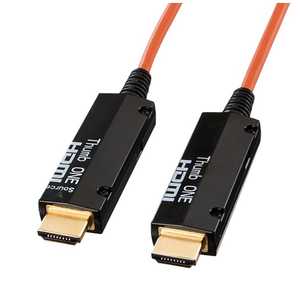 サンワサプライ HDMIケーブル [50m /HDMI⇔HDMI /スリムタイプ] KM-HD20-FB50