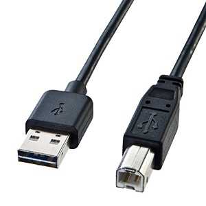 サンワサプライ 1.0m USB2.0ケーブル ｢A｣⇔｢B｣ KU-R1