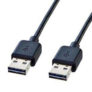サンワサプライ 0.5m USB2.0ケーブル 「A」⇔「A」 KU-RAA05 サンワサプライ 0.5m USB2.0ケーブル 「A」⇔「A」 KU-RAA05
