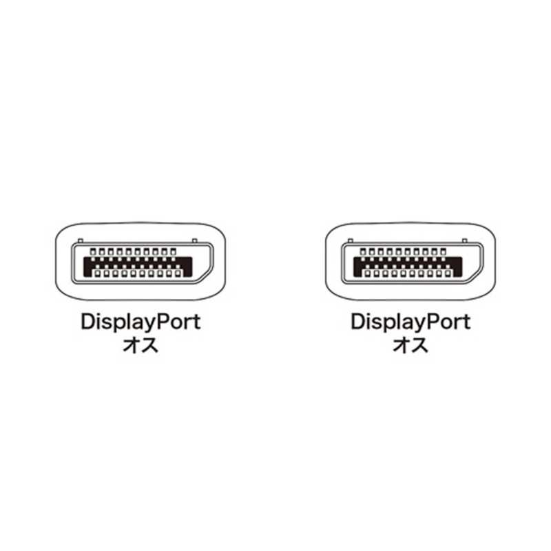 サンワサプライ サンワサプライ DisplayPortケーブル(1.5m) KC-DP15K KC-DP15K