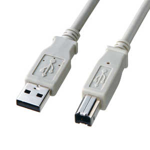 サンワサプライ 3.0m「USB-A ⇔ USB-B」2.0ケーブル 転送 KU20-EC3K サンワサプライ 3.0m「USB-A ⇔ USB-B」2.0ケーブル 転送 KU20-EC3K