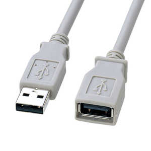 サンワサプライ 2.0m｢USB-A → USB-A｣2.0アダプタ 転送 KU20-ECEN2K