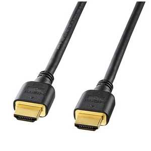 サンワサプライ HDMIケーブル ブラック [5m /HDMI⇔HDMI /スタンダードタイプ /4K対応] KM-HD20-50HK