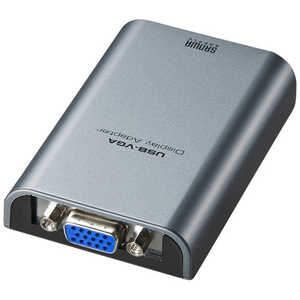 サンワサプライ USB-VGAディスプレイ変換アダプタ(ミニ USB Bコネクタ メス-ミニDsub15pinメス) AD-USB24VGA