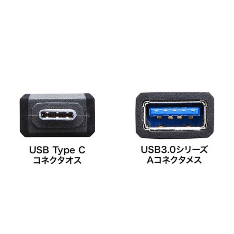 サンワサプライ サンワサプライ [USB-C → USB-A]3.1 Gen1変換アダプタ ブラック AD-USB28CAF AD-USB28CAF