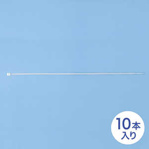 サンワサプライ ケーブルタイ(長さ368mm・10本入・ホワイト) CA-605N サンワサプライ ケーブルタイ(長さ368mm・10本入・ホワイト) CA-605N
