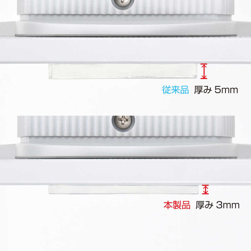 サンワサプライ サンワサプライ 透明耐震ゴムG-BLOXゲル(50mm角･4枚) QL‐E84 QL‐E84