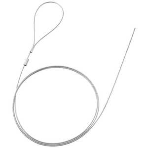 サンワサプライ eセキュリティ(ワイヤｰ､長さ1.0m･直径1.5mm･片側かしめなし) SLE-13W