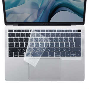 サンワサプライ MacBook Air 13.3インチ Retinaディスプレイ用シリコンキーボードカバー FA-SMACBA13R(クリア)