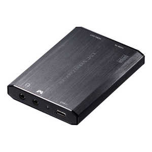 サンワサプライ HDMIキャプチャー（USB3.2 Gen1・4K パススルー出力付き） USB-CVHDUVC3 USB-CVHDUVC3
