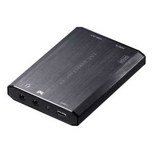 サンワサプライ HDMIキャプチャー（USB3.2 Gen1・4K パススルー出力付き） USB-CVHDUVC3 USBCVHDUVC3