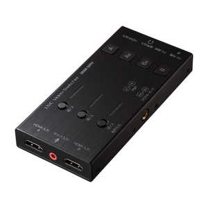 サンワサプライ HDMIキャプチャｰ(2入力･スイッチャｰ付き)  USB-CVHDUVC5