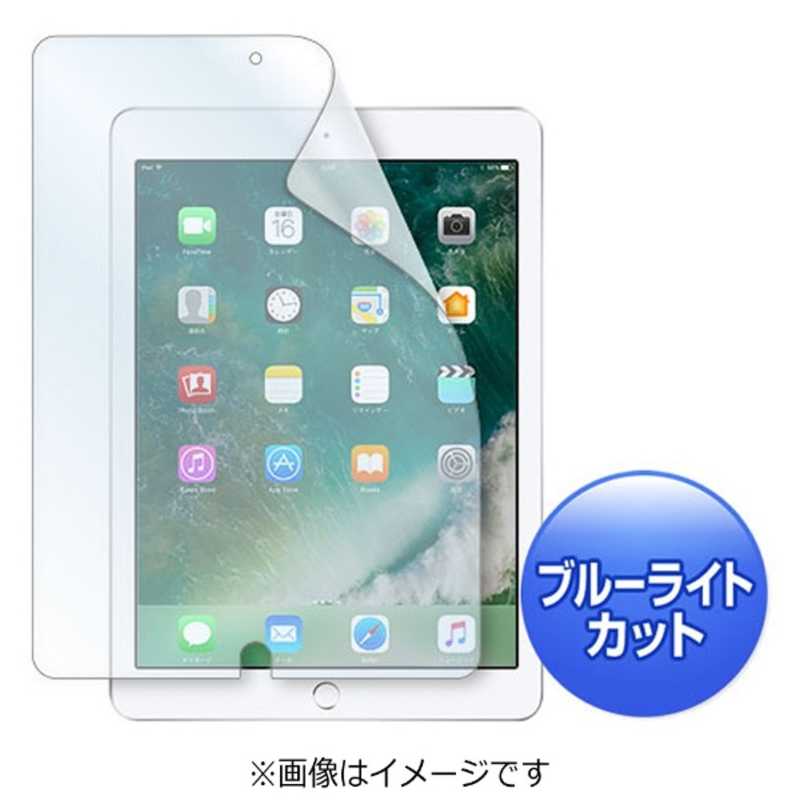 サンワサプライ サンワサプライ iPad 9.7インチ用 ブルーライトカット液晶保護指紋反射防止フィルム LCD-IPAD8BCAR LCD-IPAD8BCAR