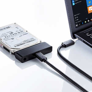 サンワサプライ SATA-USB3.1 Gen2変換ケーブル USB-CVIDE7 サンワサプライ SATA-USB3.1 Gen2変換ケーブル USB-CVIDE7