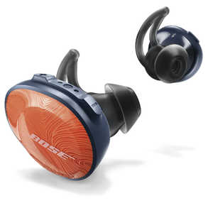 BOSE ブルートゥースイヤホン(左右分離タイプ) カナル型 (オレンジ)[マイク対応] SoundSport Free wireless headphones