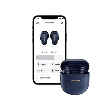 BOSE 【アウトレット】フルワイヤレスイヤホン QuietComfort Earbuds II ミッドナイトブルー [リモコン･マイク対応  /ノイズキャンセリング対応] QCEARBUDSIIMNB