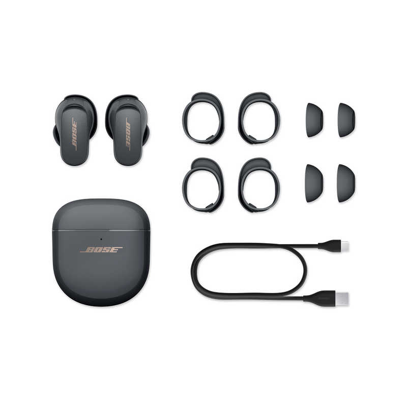 BOSE BOSE フルワイヤレスイヤホン QuietComfort Earbuds II エクリプスグレー [リモコン･マイク対応 /ノイズキャンセリング対応] QCEARBUDSIIELP QCEARBUDSIIELP