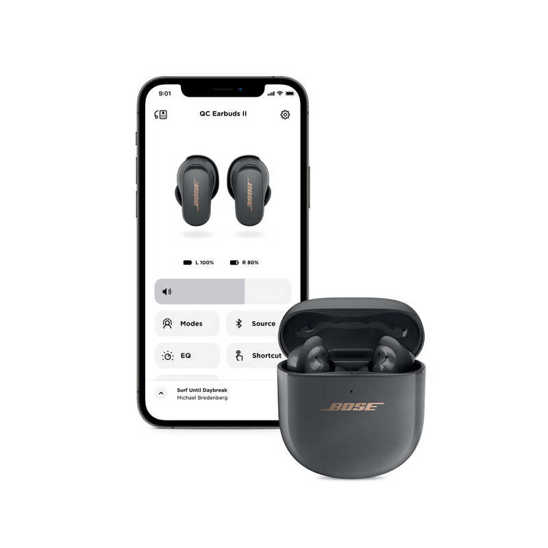 BOSE BOSE フルワイヤレスイヤホン QuietComfort Earbuds II エクリプスグレー [リモコン･マイク対応 /ノイズキャンセリング対応] QCEARBUDSIIELP QCEARBUDSIIELP