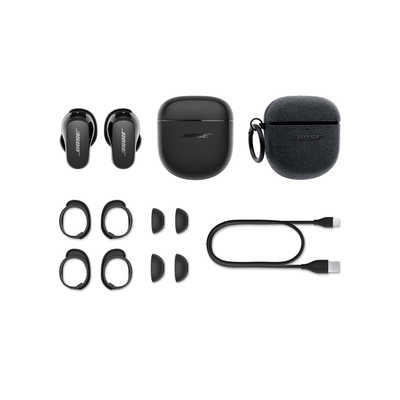 Bose QuietComfort Earbuds II黒、ケースアダプタセット