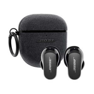 BOSE 完全ワイヤレスイヤホン QuietComfort Earbuds II Triple Black［リモコン・マイク対応/ノイズキャンセリング対応/ケース付］ QCEBIIBK+FABCOVER