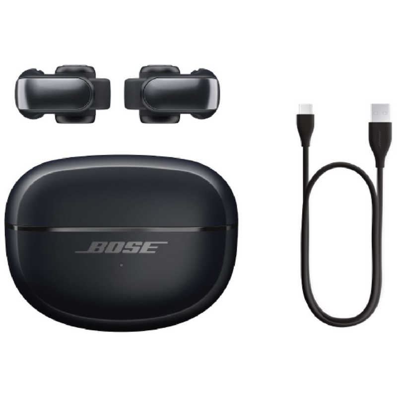 BOSE BOSE フルワイヤレスイヤホン ブラック [オープンイヤー / 空間オーディオ対応 / Bluetooth対応 / 防滴対応] Bose Ultra Open Earbuds BLK Bose Ultra Open Earbuds BLK
