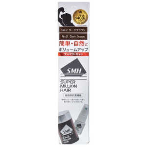 ルアン スーパーミリオンヘアーコンパクトセットNo.2ダークブラウン 10g+15mL コンパクトセツトダークB ルアン スーパーミリオンヘアーコンパクトセットNo.2ダークブラウン 10g+15mL コンパクトセツトダークB