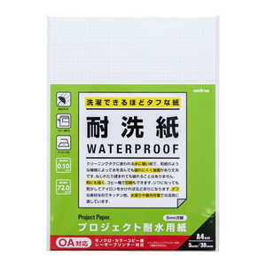 オキナ プロジェクト耐水用紙 耐洗紙 5mm 方眼罫 PW3044 オキナ プロジェクト耐水用紙 耐洗紙 5mm 方眼罫 PW3044