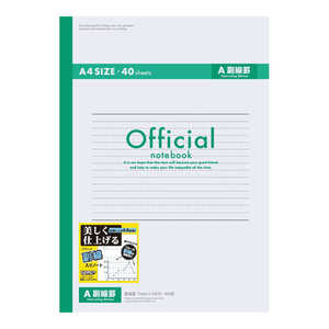 アピカ オフィシャルNTA4A副線罫 1AZ4F アピカ オフィシャルNTA4A副線罫 1AZ4F