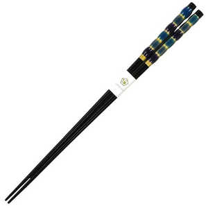 アオバ 箸 食洗機対応 約23cm とんぼ玉 奏黒 青 24801 アオバ 箸 食洗機対応 約23cm とんぼ玉 奏黒 青 24801