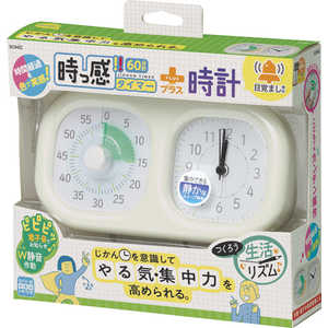 ソニック トキサポ時計プラスアイボリー LV-3521-I ソニック トキサポ時計プラスアイボリー LV-3521-I