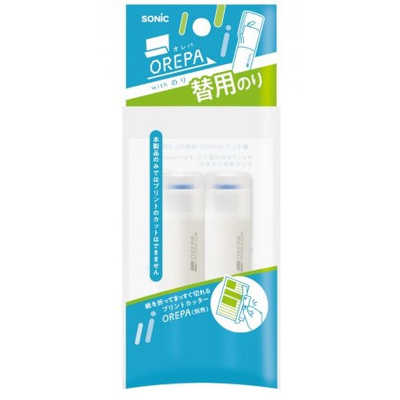 のり専用 ソニック オレパ withのり 替用のり 2個入 SP-1844 の通販
