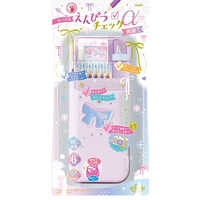 ソニック えんぴつチェックα両面筆入 ロック付 うかサポ ネイビー FD