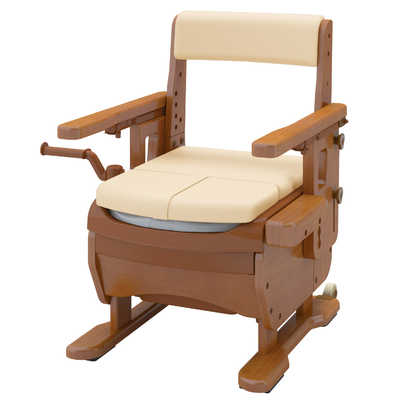 アロン化成 ポータブルトイレ 家具調セレクトRはねあげ(快適脱臭) の