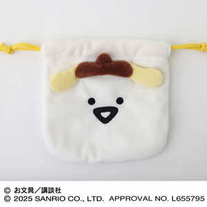 エンスカイ PN×お文具といっしょ もふもふフェイス巾着 2お文具さん 