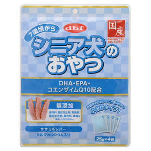 シニア犬のおやつ DHA・EPA・コエンザイムQ10配合 25gx4袋