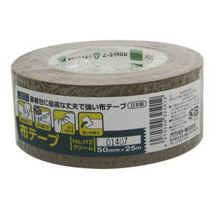 オカモト #112 布テープ クリーム 50mm×25M #112ヌノテープクリーム50m オカモト #112 布テープ クリーム 50mm×25M #112ヌノテープクリーム50m
