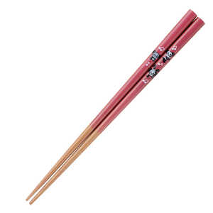 イシダ 箸 18cm ステップパンダ 子供用 すべり止め 木製 天然木 レッド 118408 イシダ 箸 18cm ステップパンダ 子供用 すべり止め 木製 天然木 レッド 118408