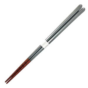 イシダ 箸 究極のすべらない箸 21cm スチールグレー 13546