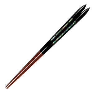 イシダ 箸 23cm プレミアムアイ ゴージャスライン 貝道 木製 天然木 あわび貝 19587 イシダ 箸 23cm プレミアムアイ ゴージャスライン 貝道 木製 天然木 あわび貝 19587