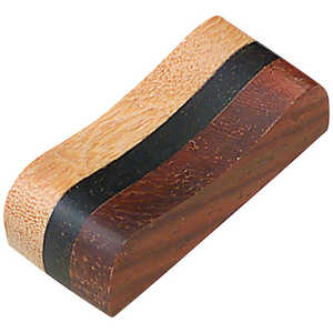 イシダ 箸置 紫檀 ひさご黒線 675932